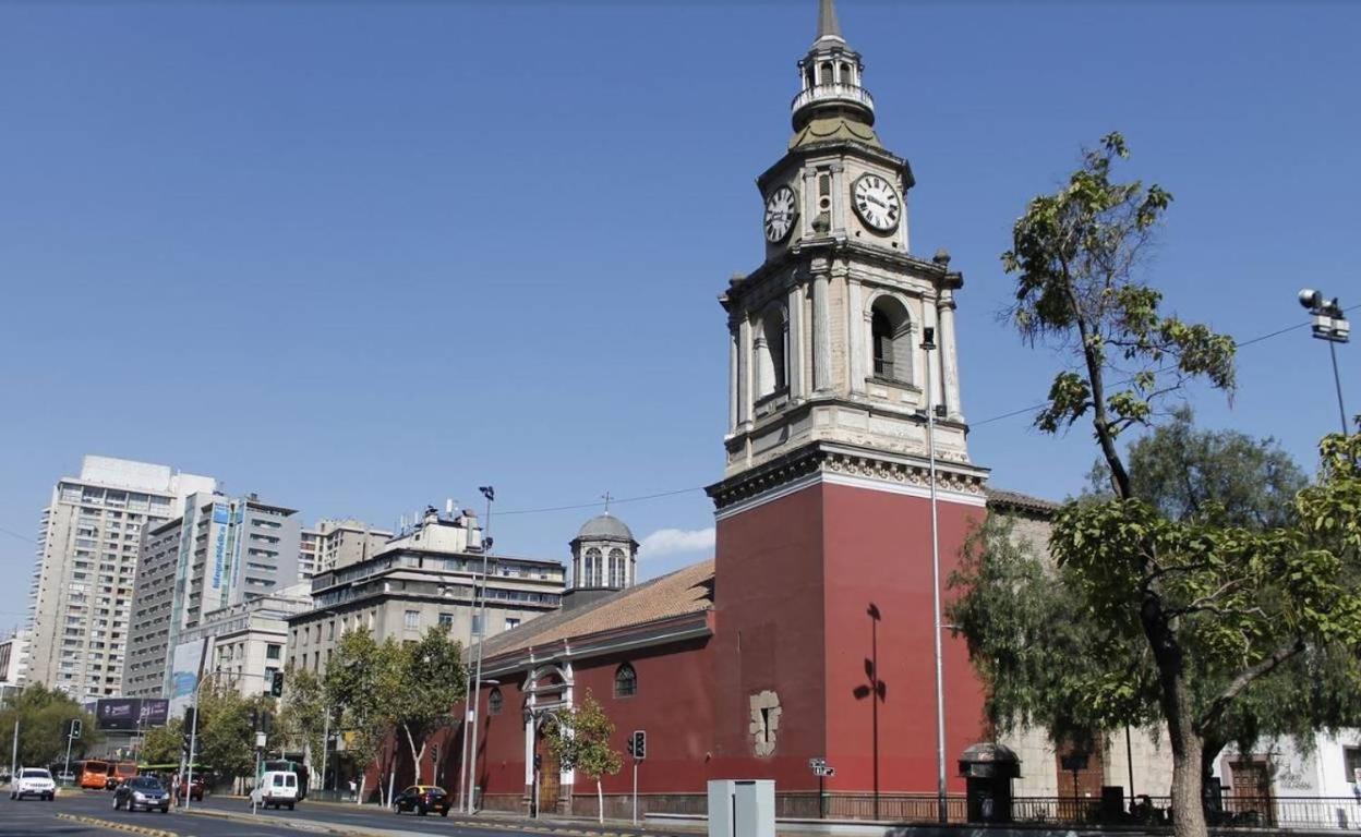 Depto 707 Excelente Ubicacion Metro Sta Lucia, Barrio Paris Londres Centro Santiago公寓 外观 照片